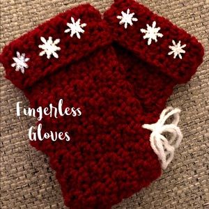 Bejeweled Fingerless Gloves